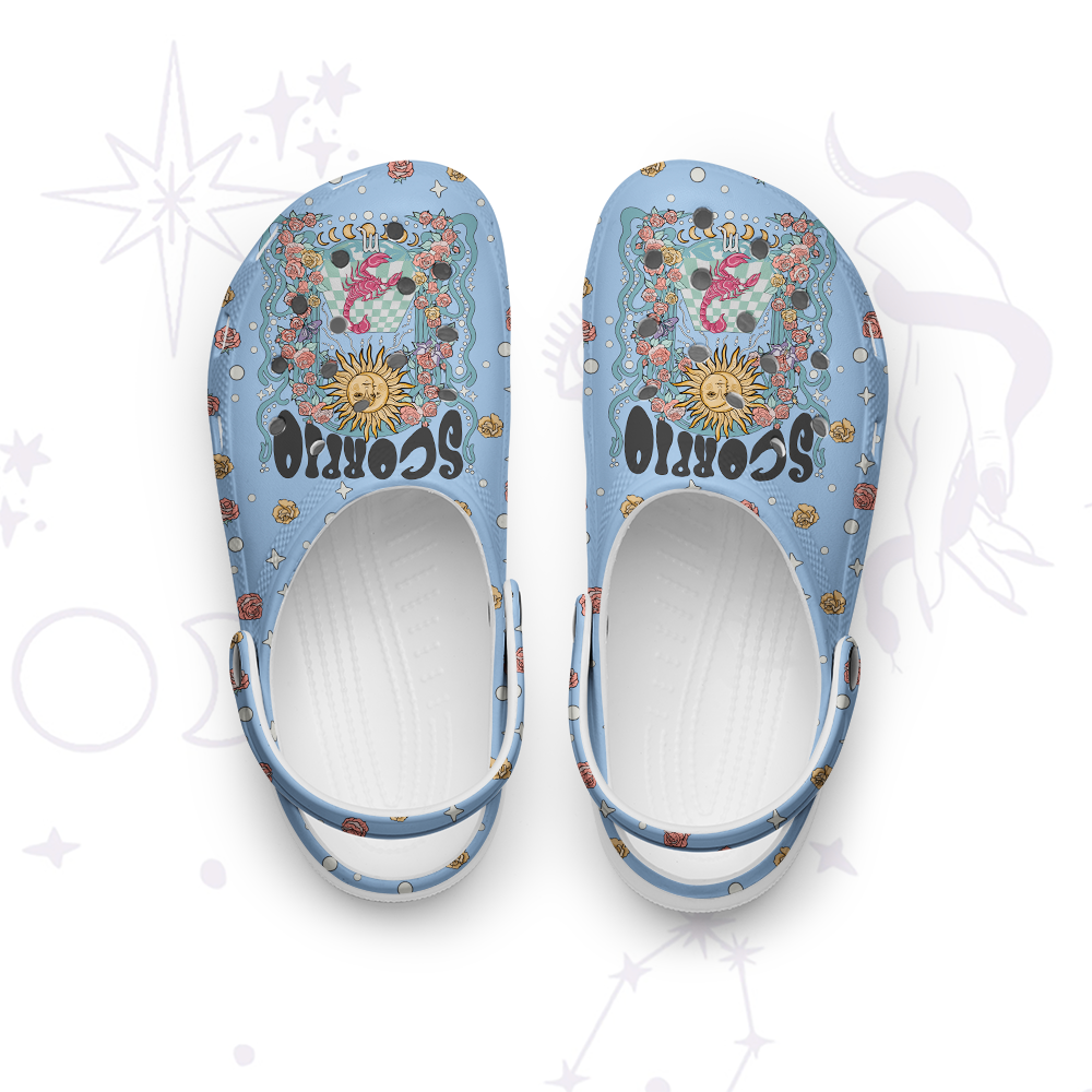 Purplehecate Scorpio Spirit Zodiac Rubber Clogs