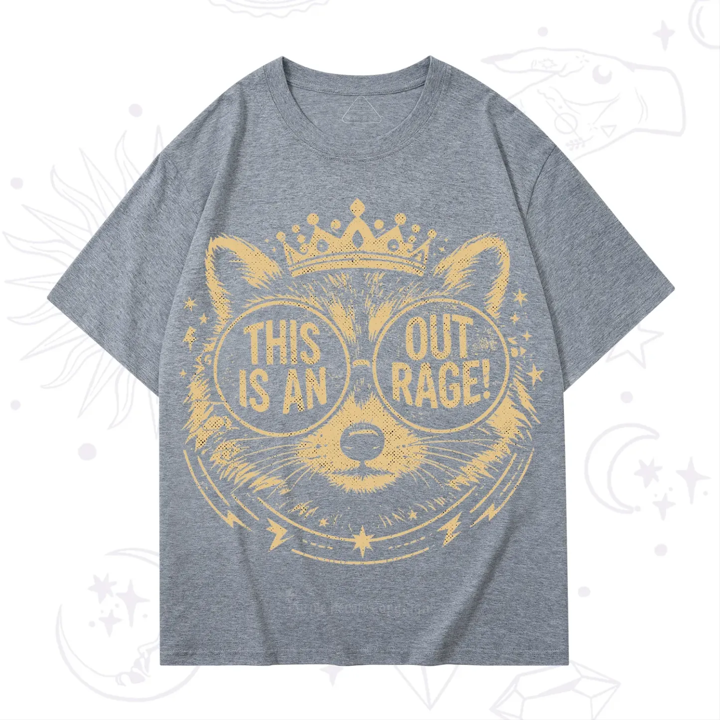 Purplehecate Royal Raccoon Rage T-Shirt