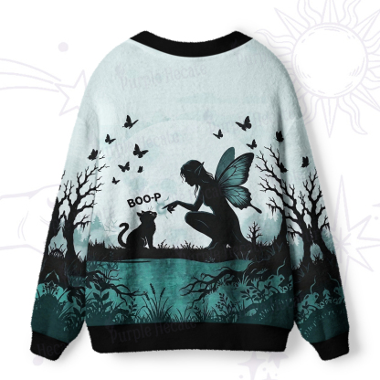 Purplehecate Boo‑P Fairy Familiar Ugly Cardigan Sweaters