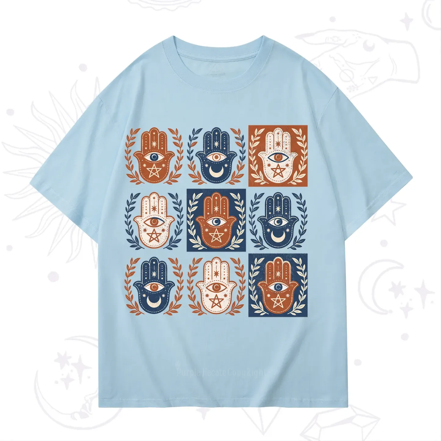 Purplehecate Hamsa Hand T-Shirt