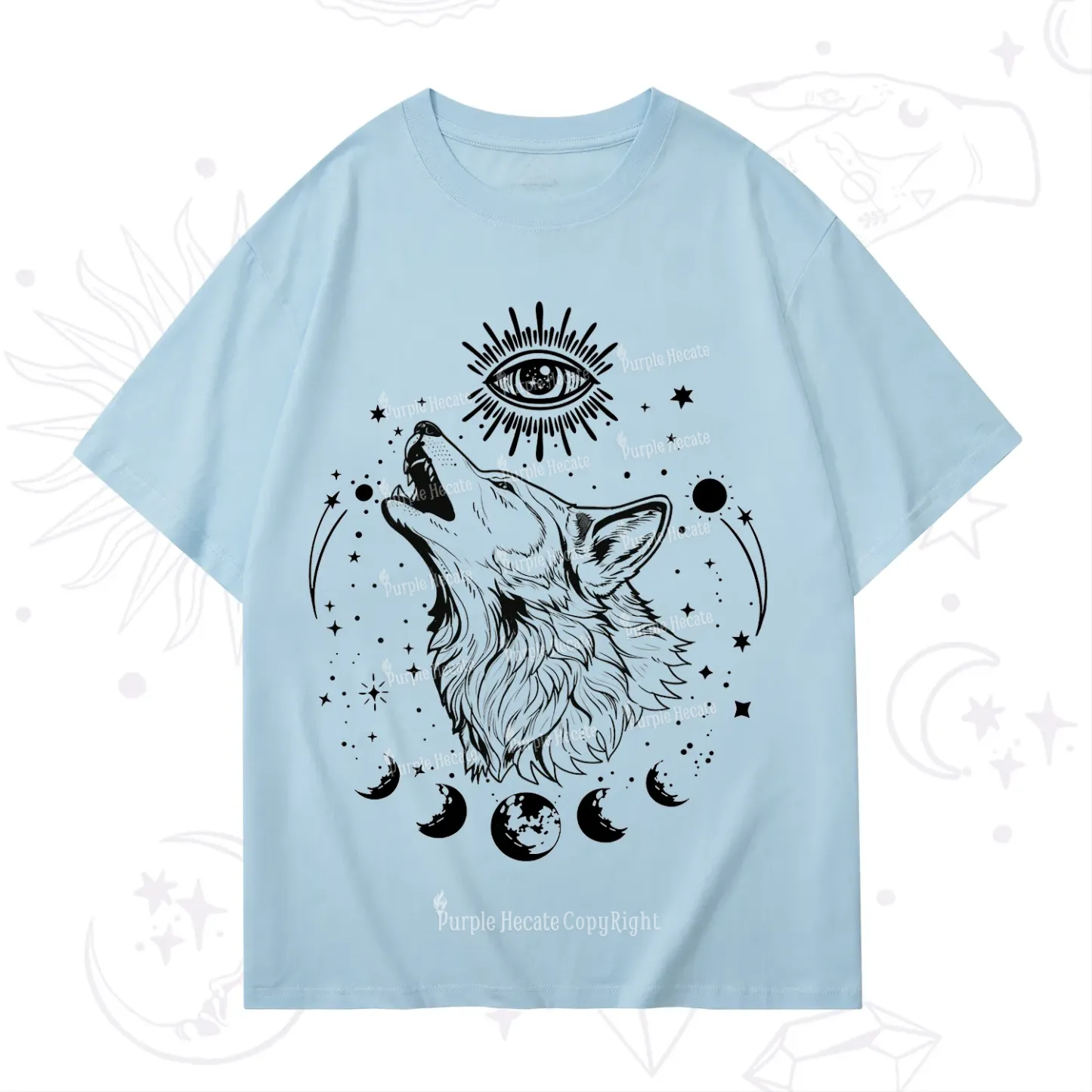 Purplehecate Howling Wolf T-Shirt