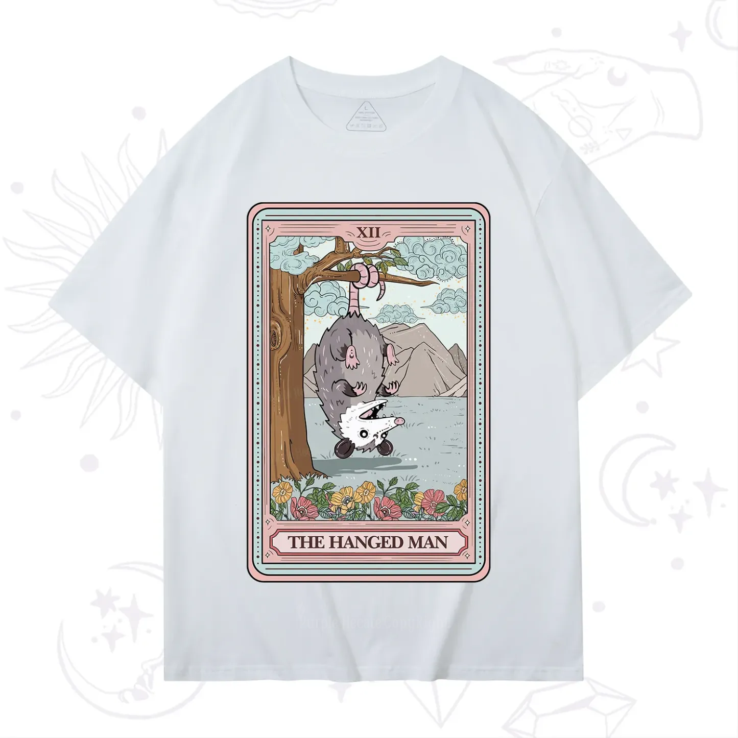 Purplehecate The Hanged Man Tarot Opossum T-Shirt