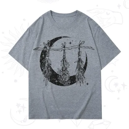 Purplehecate Witchy Moon Herbs T-Shirt