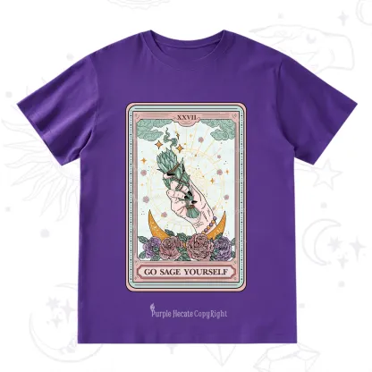 Purplehecate The Go Sage Yourself Tarot T-Shirt