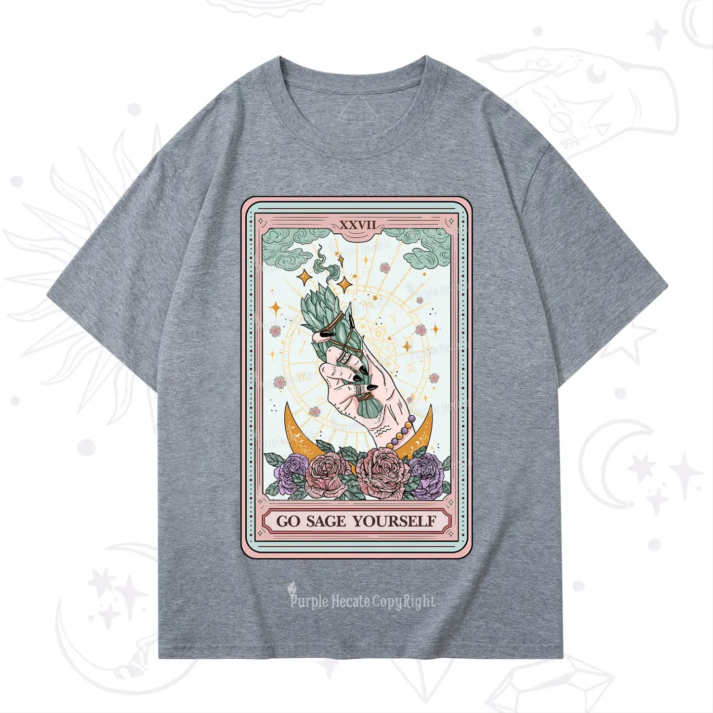 Purplehecate The Go Sage Yourself Tarot T-Shirt
