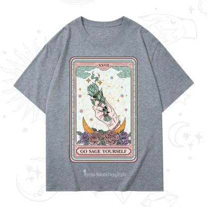 Purplehecate The Go Sage Yourself Tarot T-Shirt