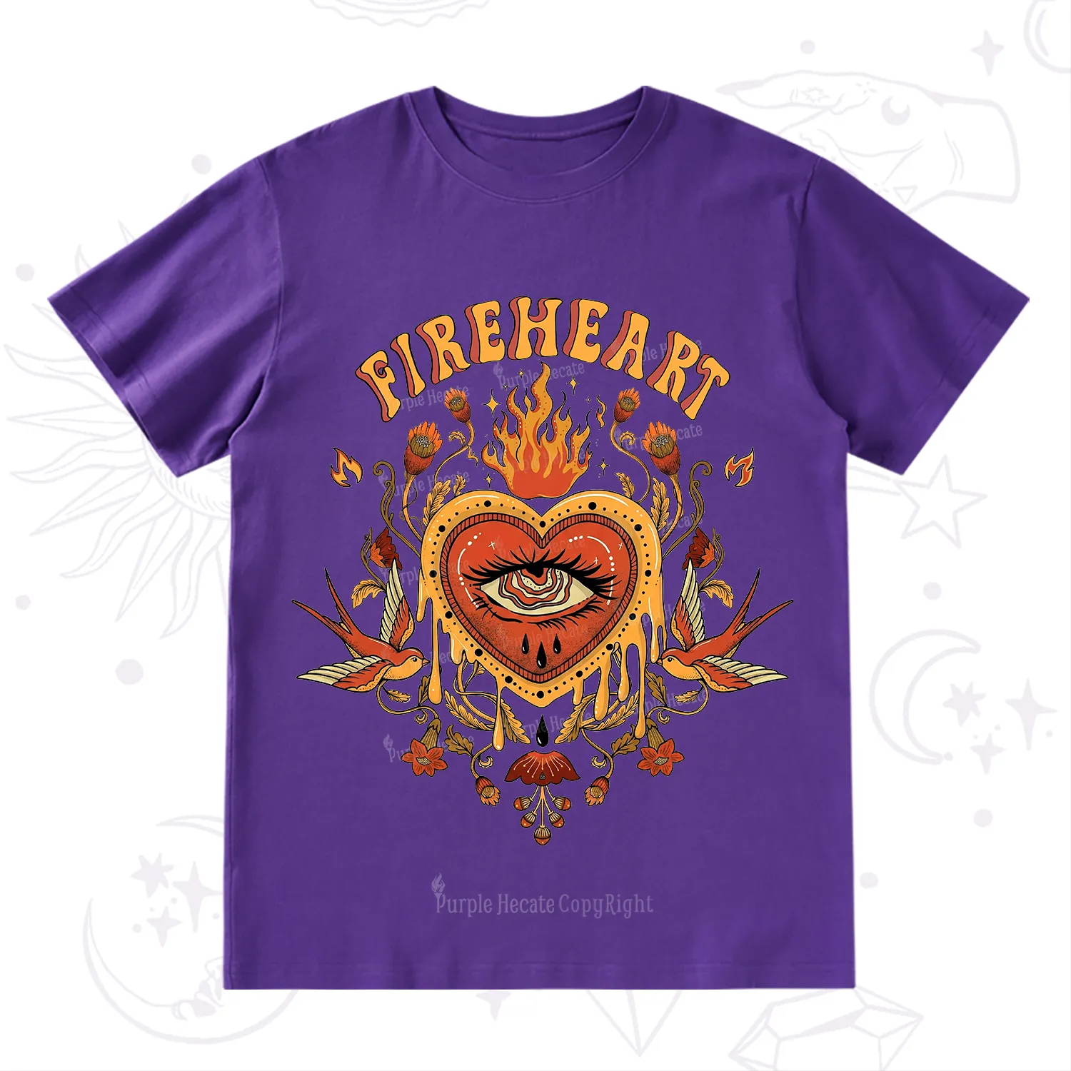 Purplehecate Fireheart T-Shirt