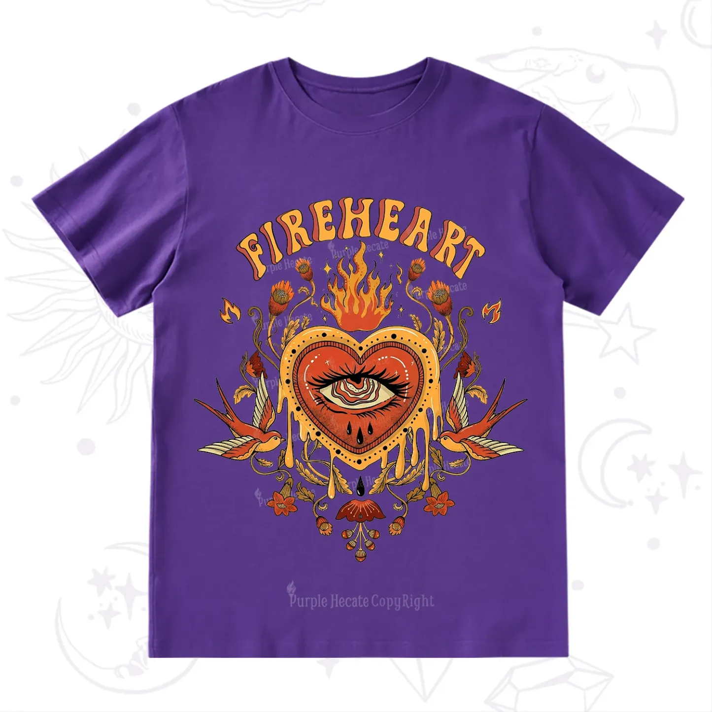 Purplehecate Fireheart T-Shirt