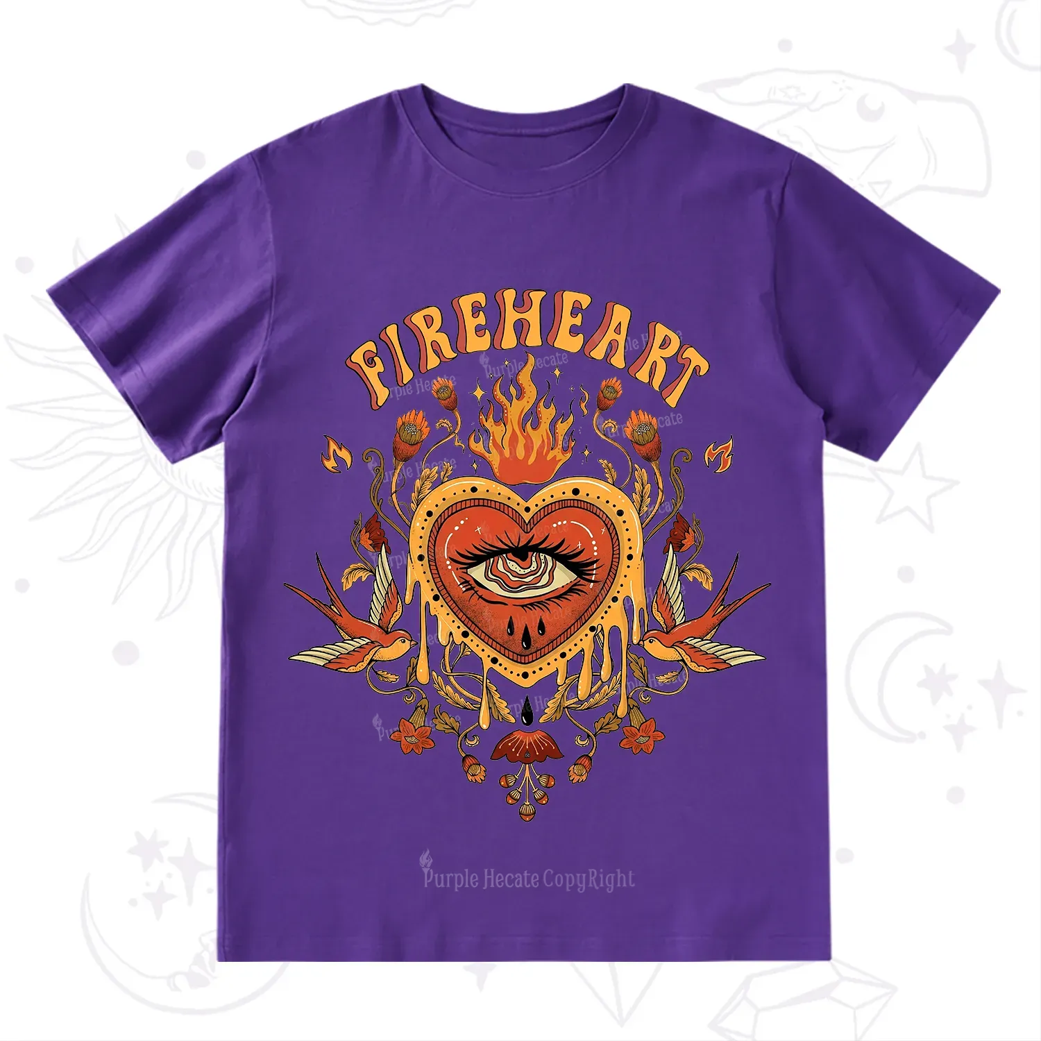 Purplehecate Fireheart T-Shirt