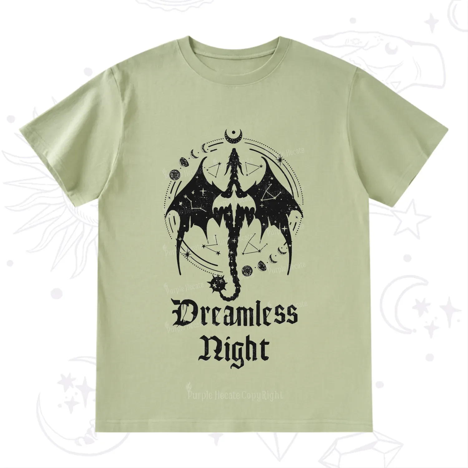 Purplehecate Dreamless Night Dragon T-Shirt