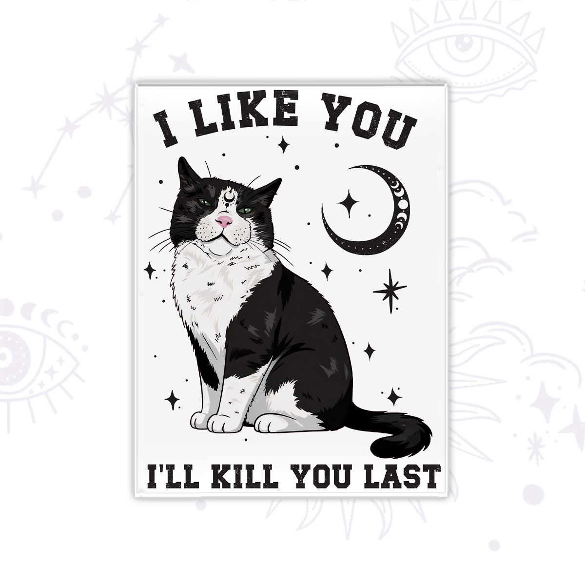 Purplehecate Sorry I Can't Go I'm an Indoor Cat Magnet