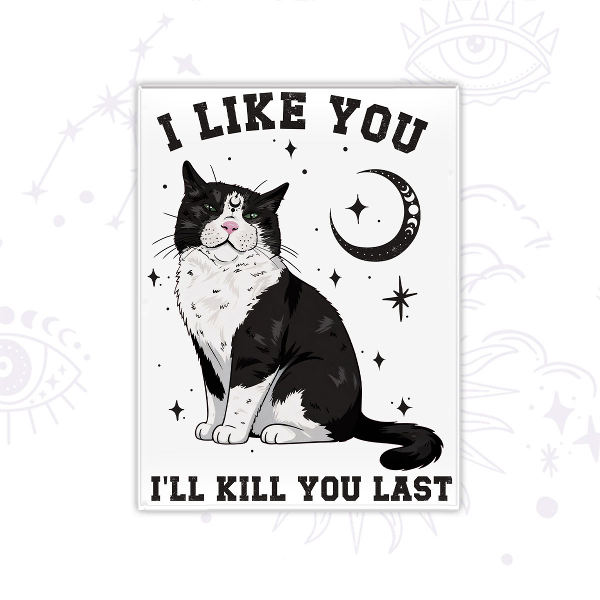 Purplehecate Sorry I Can't Go I'm an Indoor Cat Magnet