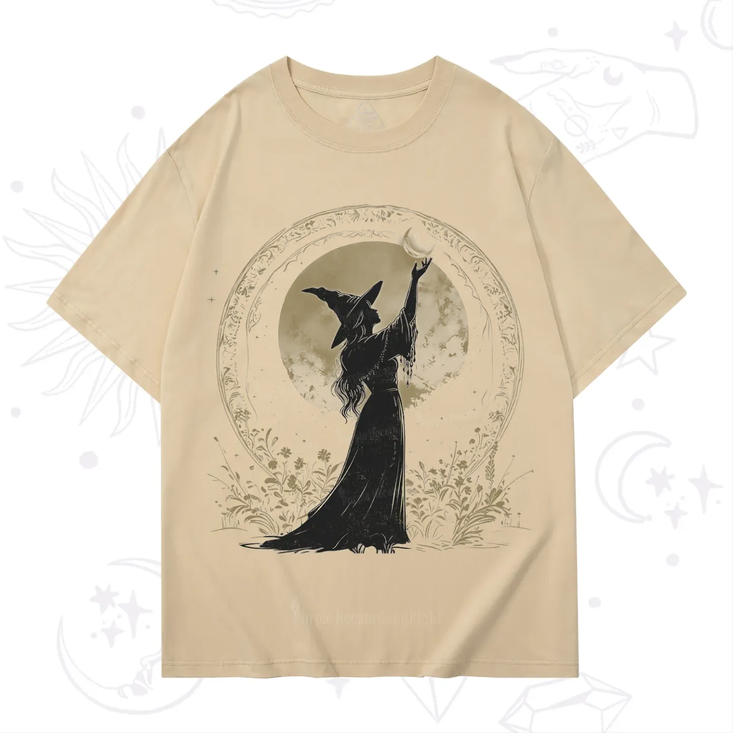 Purplehecate The Moon Witch T-Shirt