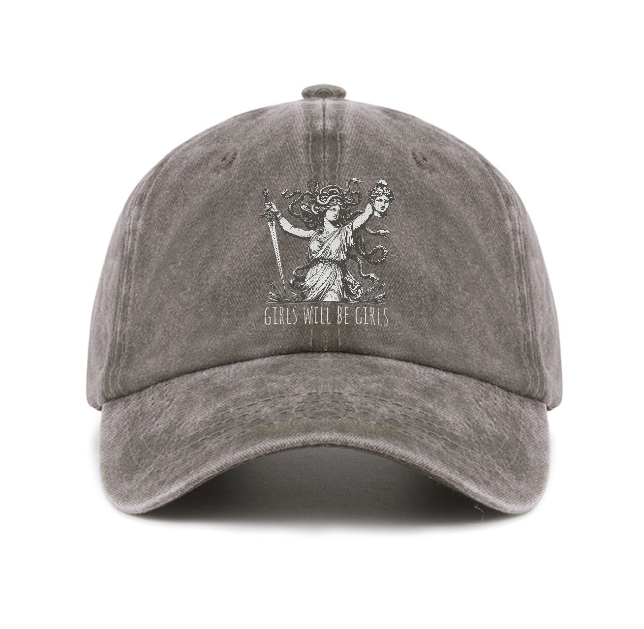 Purplehecate Girls Will Be Girls Medusa Baseball Cap