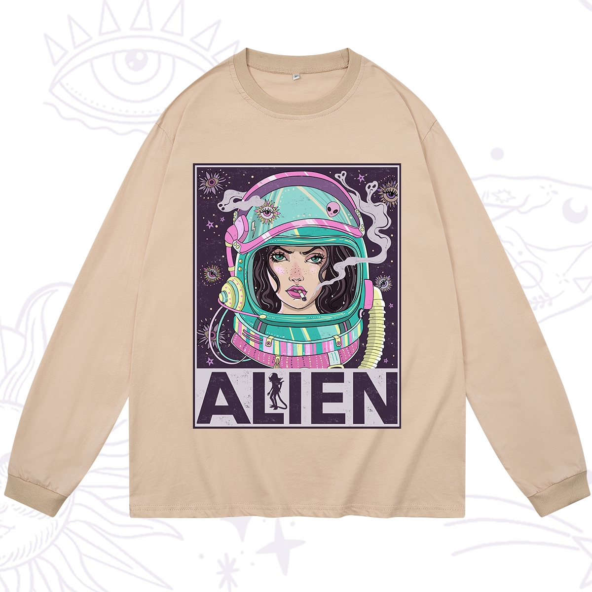 Purplehecate Galactic Encounter Long Sleeve T-Shirt