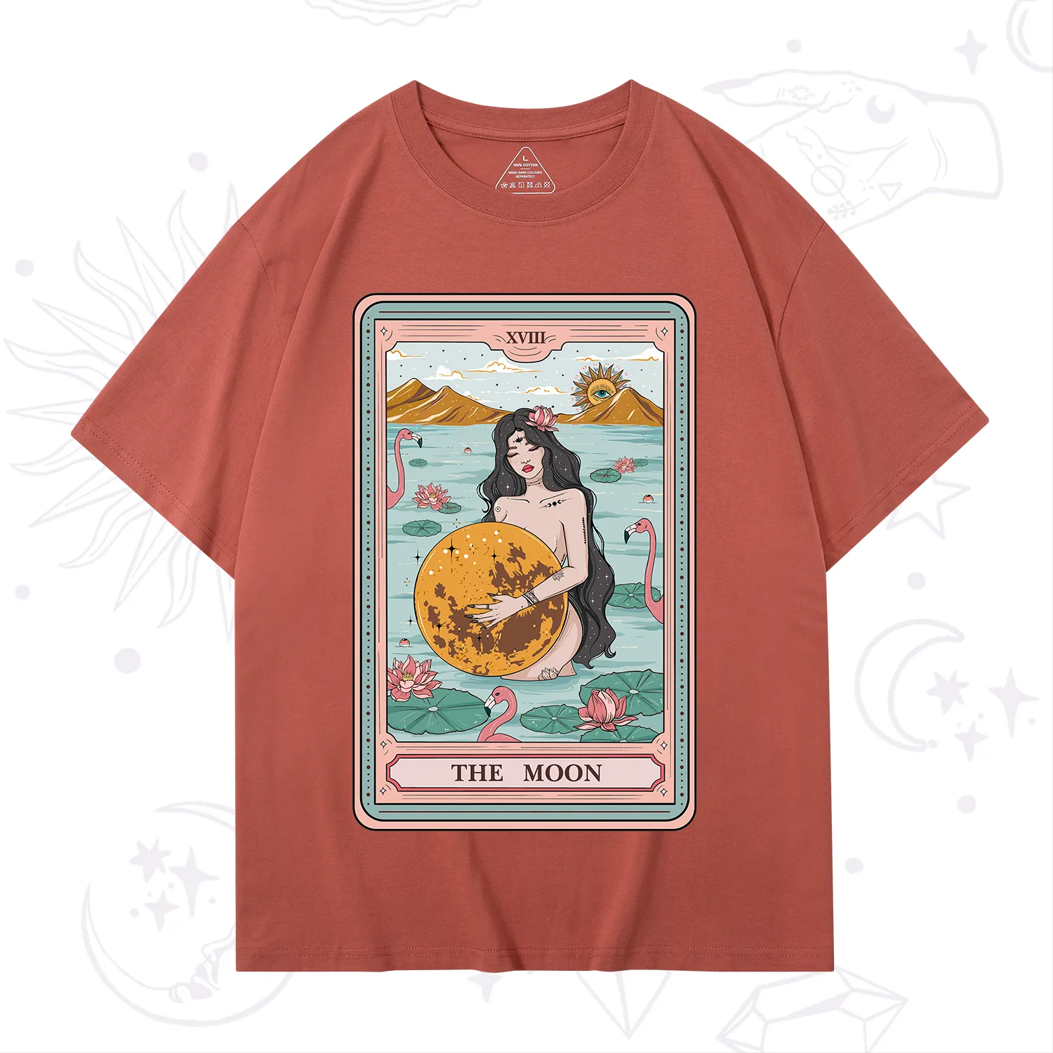 Purplehecate The Moon Goddess Tarot T-Shirt