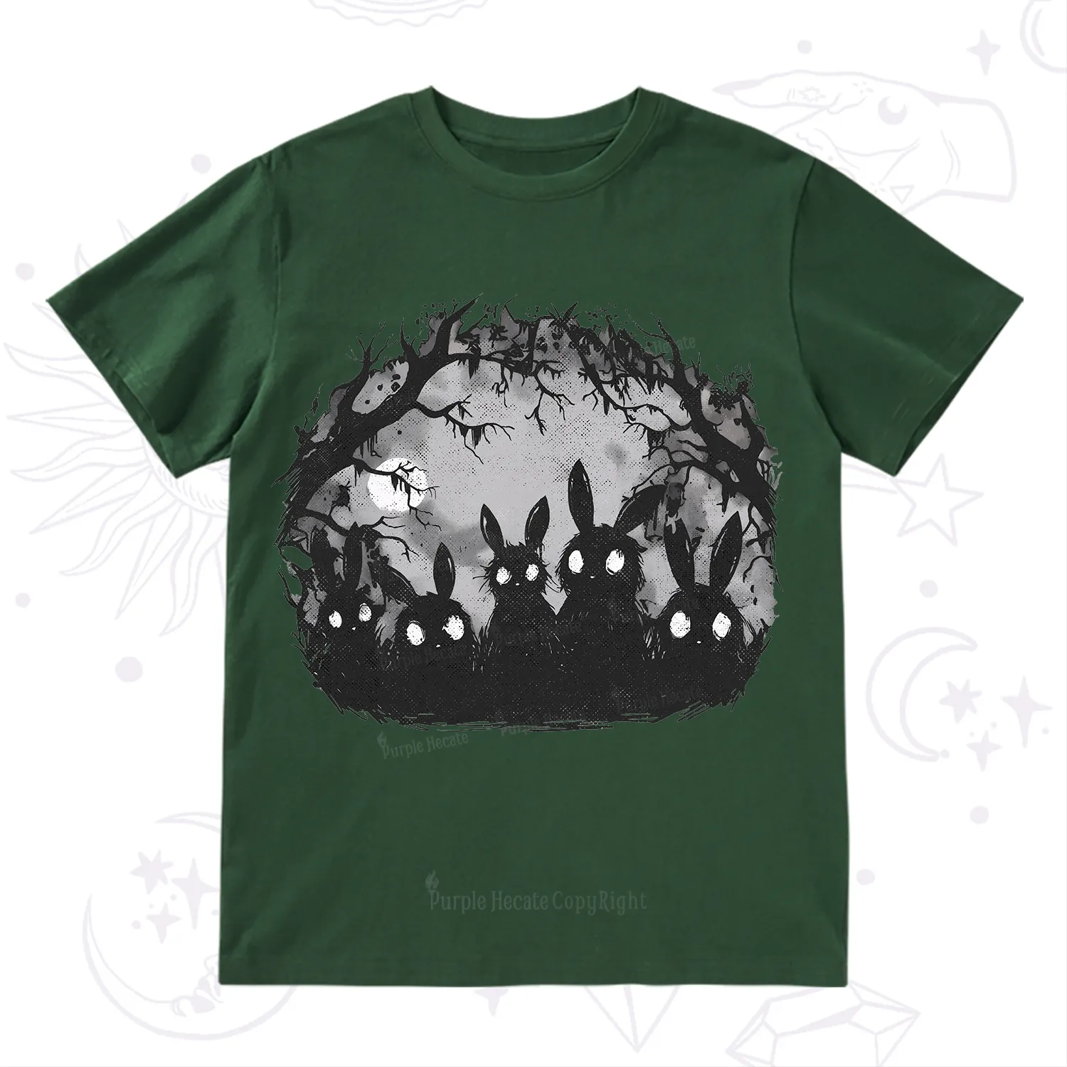 Purplehecate Creepy Weirdcore Bunny T-Shirt