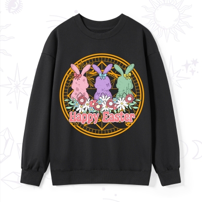 Purplehecate Happy Easter Bunny Sweatshirt