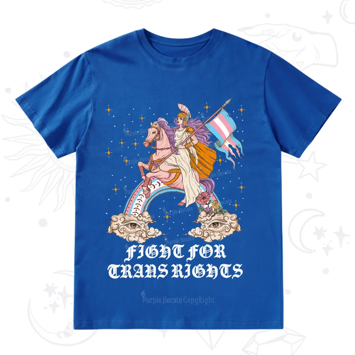 Purplehecate Fight for Trans Rights Knight T-Shirt