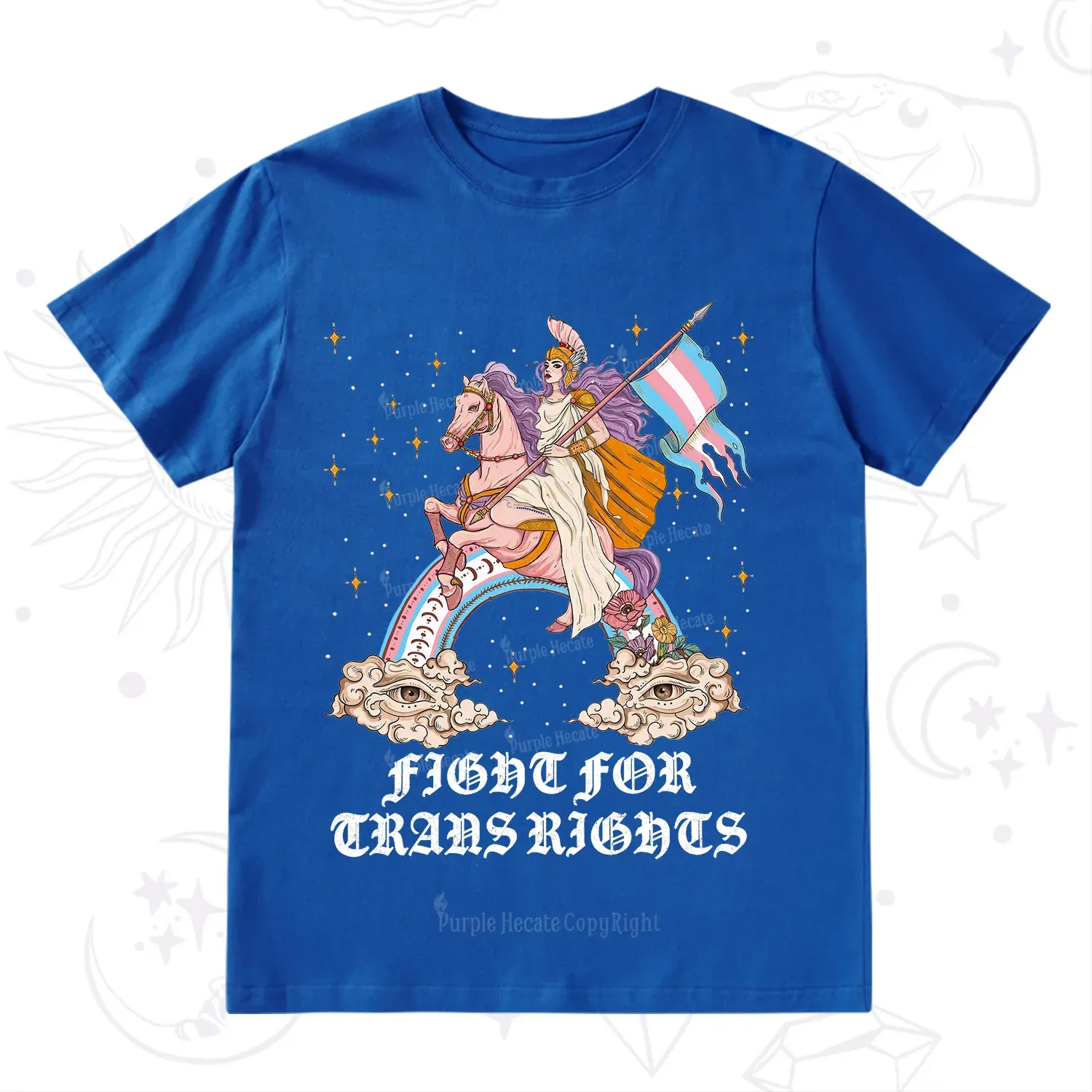 Purplehecate Fight for Trans Rights Knight T-Shirt
