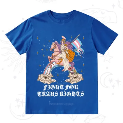 Purplehecate Fight for Trans Rights Knight T-Shirt