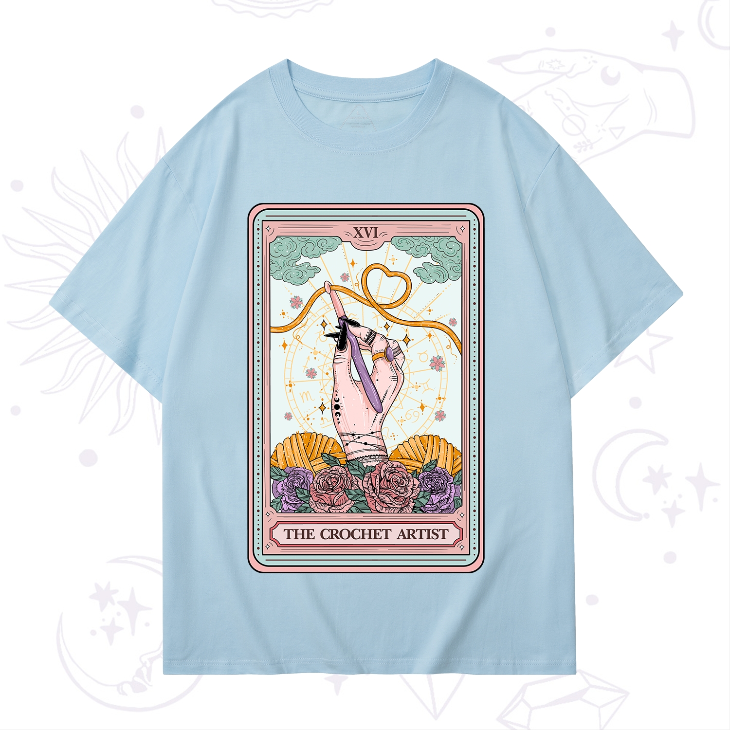 Purplehecate The Crochet Artist Tarot Card T-Shirt