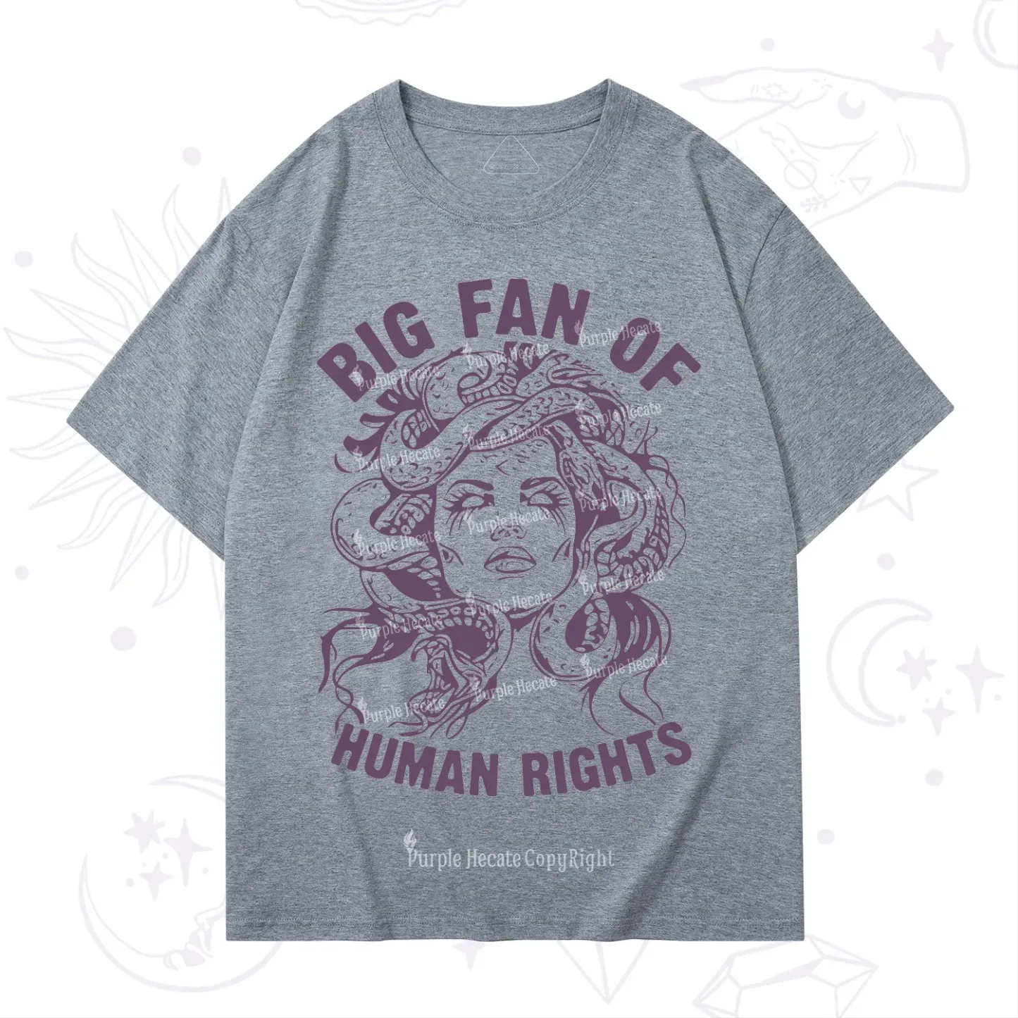 Purplehecate Big Fan of Human Rights T-Shirt