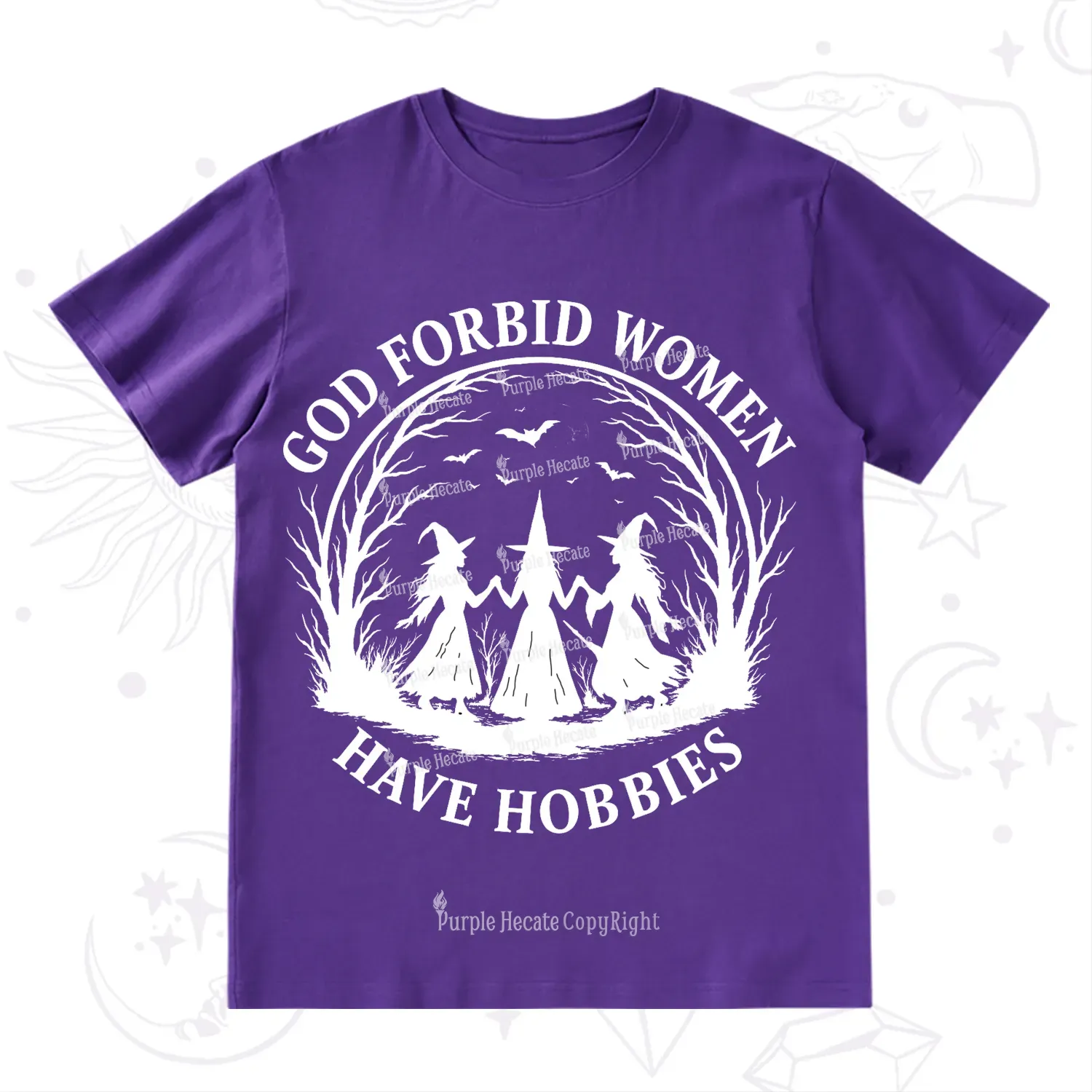 Purplehecate God Forbid Women Have Hobbies T-Shirt