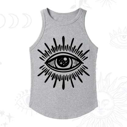 Purplehecate Evil Eye Ribbed Tank Top