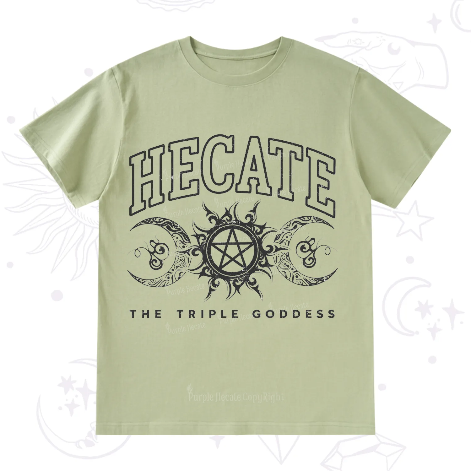 Purplehecate The Triple Goddess Hecate T-Shirt