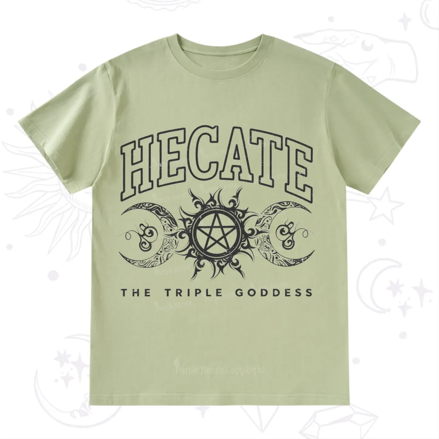 Purplehecate The Triple Goddess Hecate T-Shirt