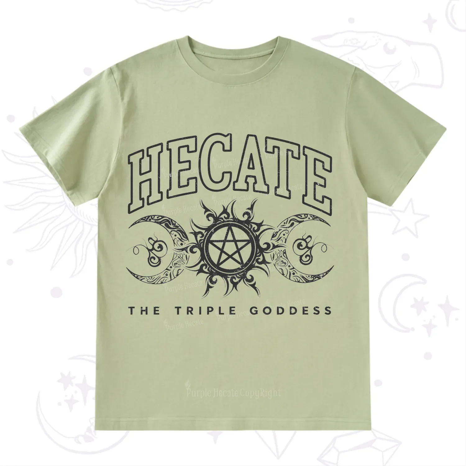 Purplehecate The Triple Goddess Hecate T-Shirt