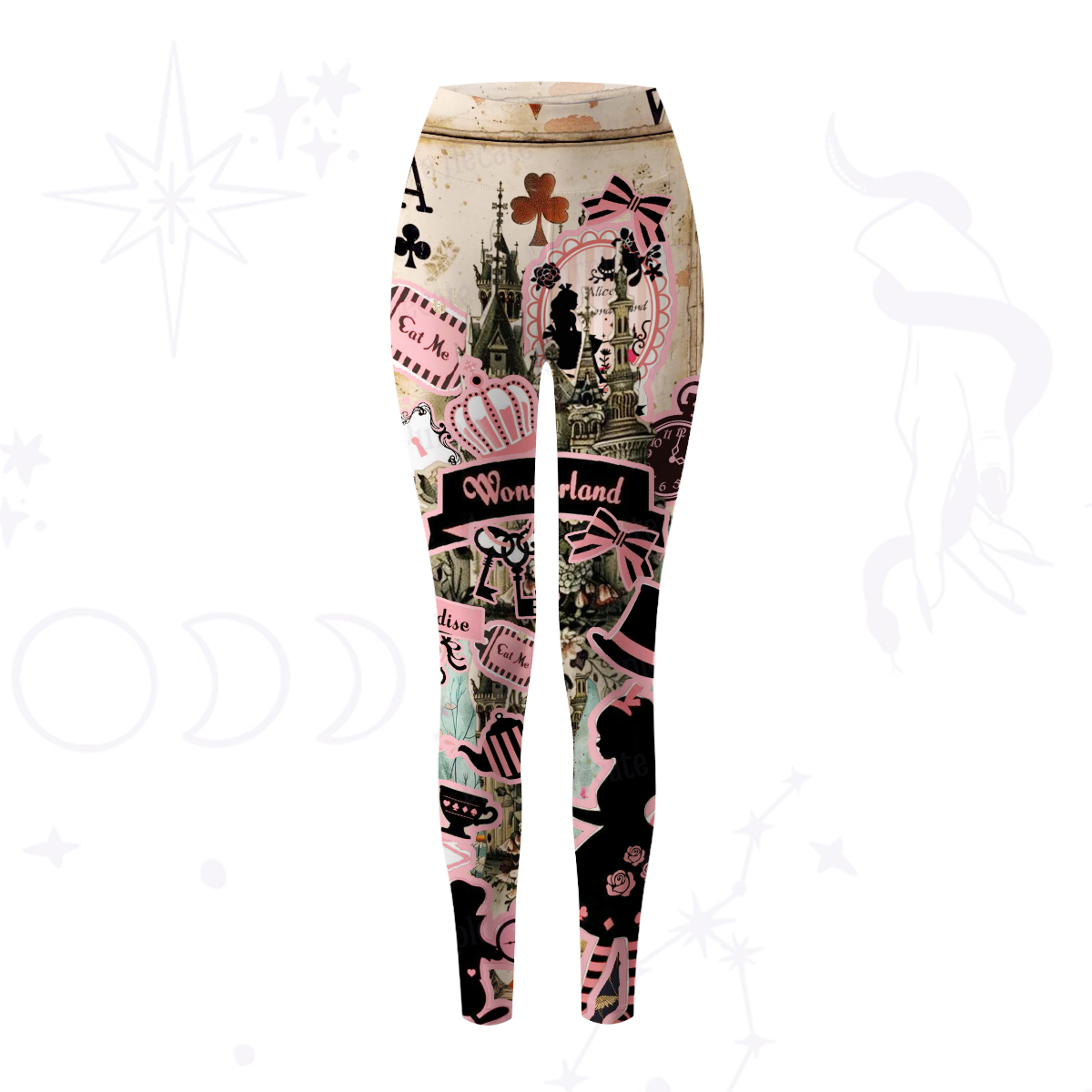 Purplehecate Wonderland Alice's Tea Party Yoga Pants