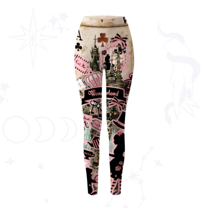 Purplehecate Wonderland Alice's Tea Party Yoga Pants