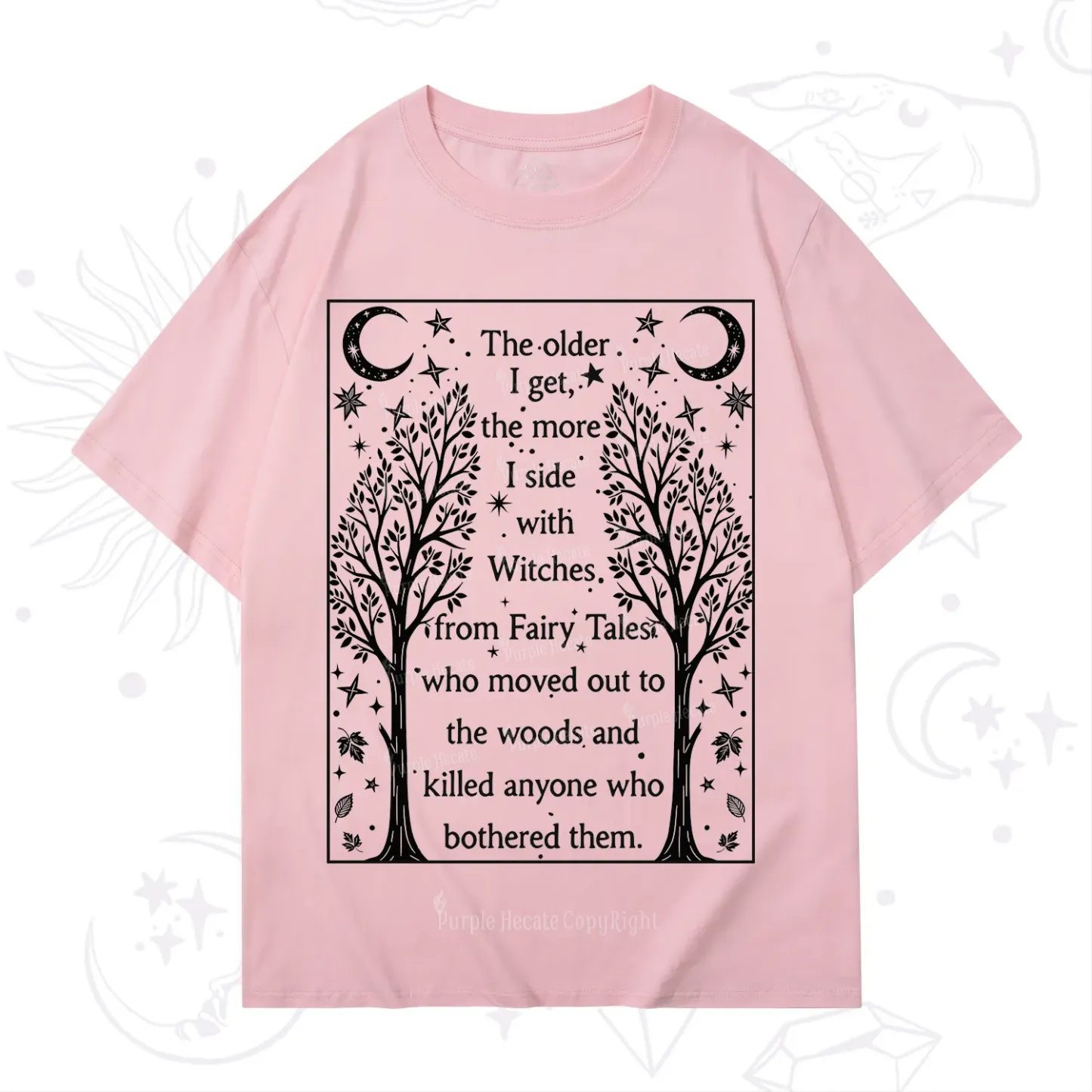 Purplehecate Side With Witches T-Shirt