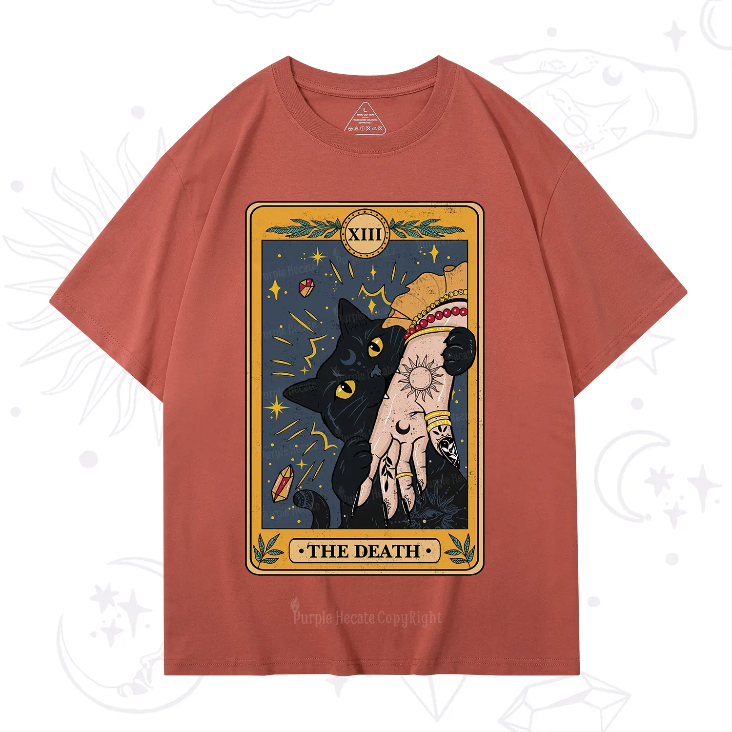 Purplehecate The Death Tarot Card T-Shirt