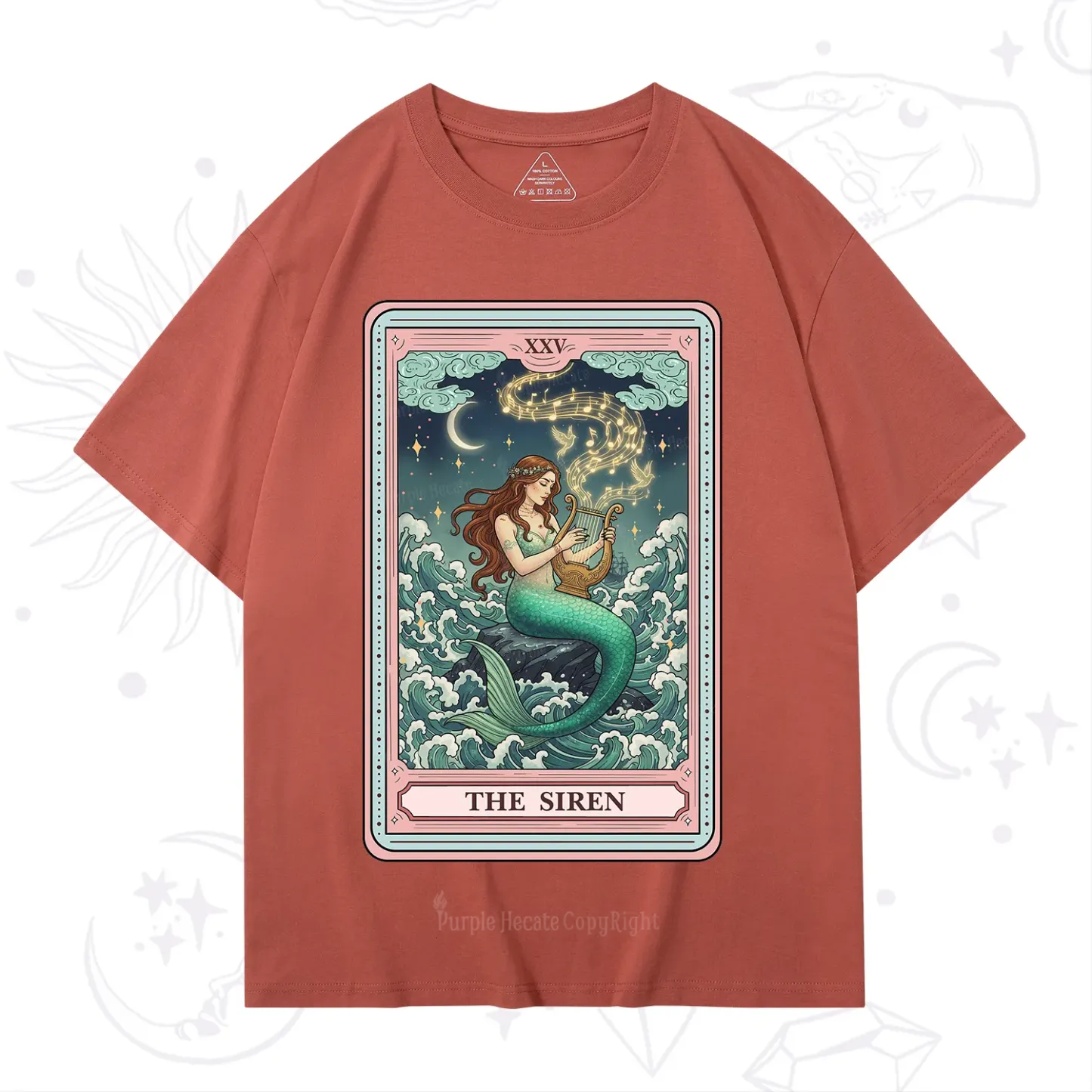 Purplehecate The Siren Tarot T-Shirt