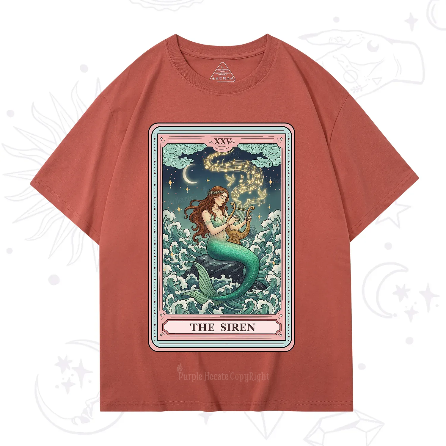 Purplehecate The Siren Tarot T-Shirt