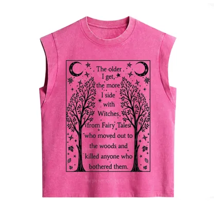 Purplehecate Side With Witches Vintage Washed Tank