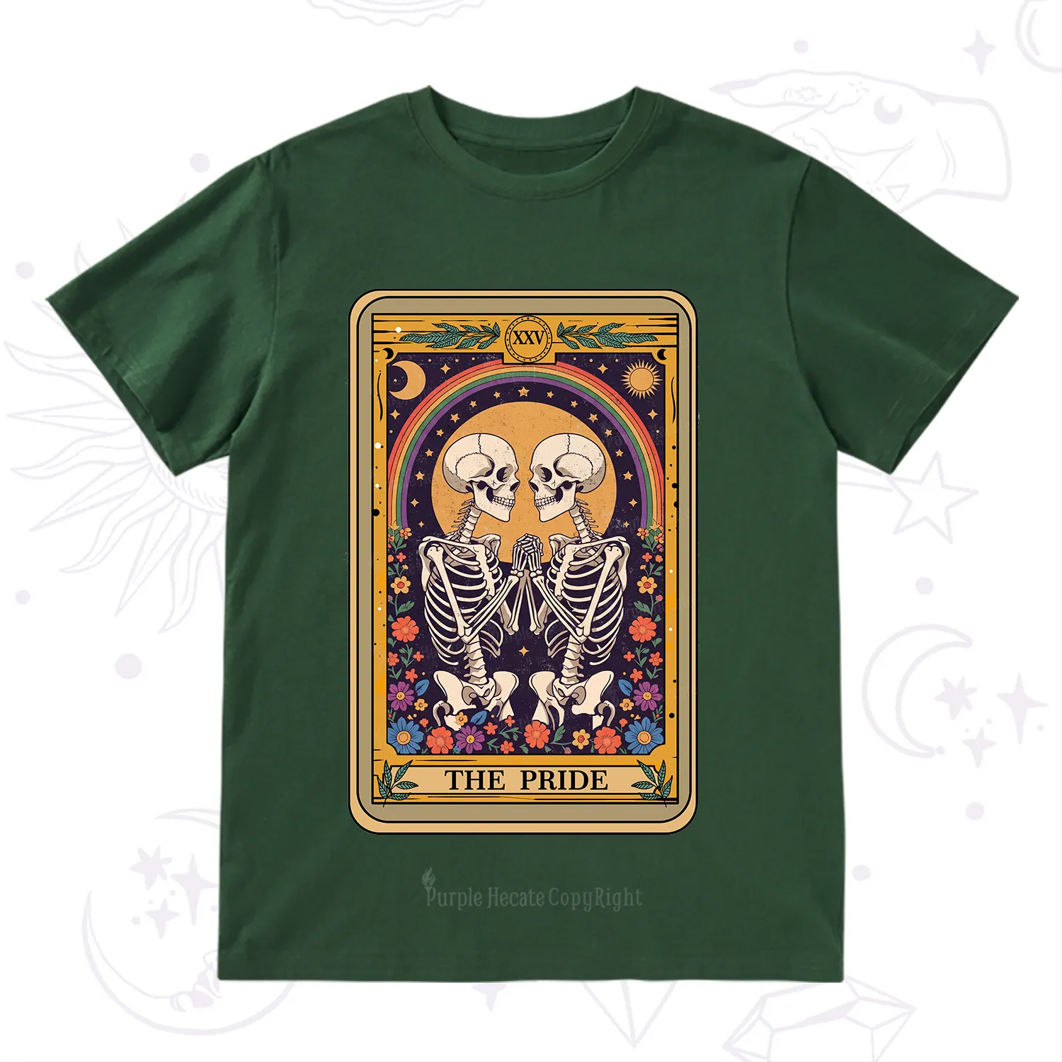 Purplehecate The Pride Skeleton Tarot T-Shirt