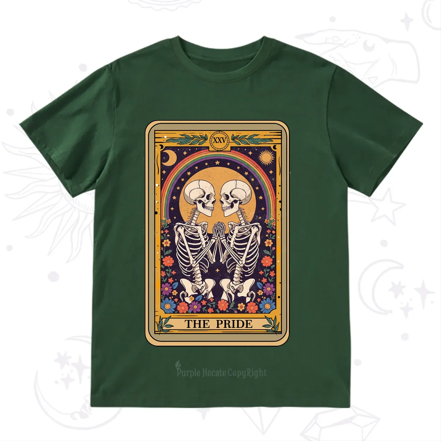 Purplehecate The Pride Skeleton Tarot T-Shirt