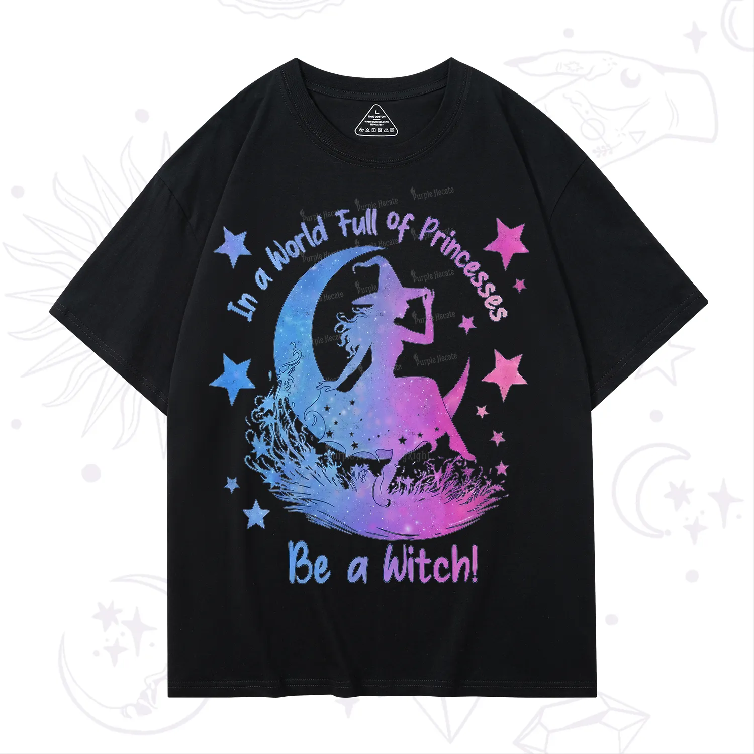 Purplehecate In a World Full of Princesses be a Witch T-Shirt