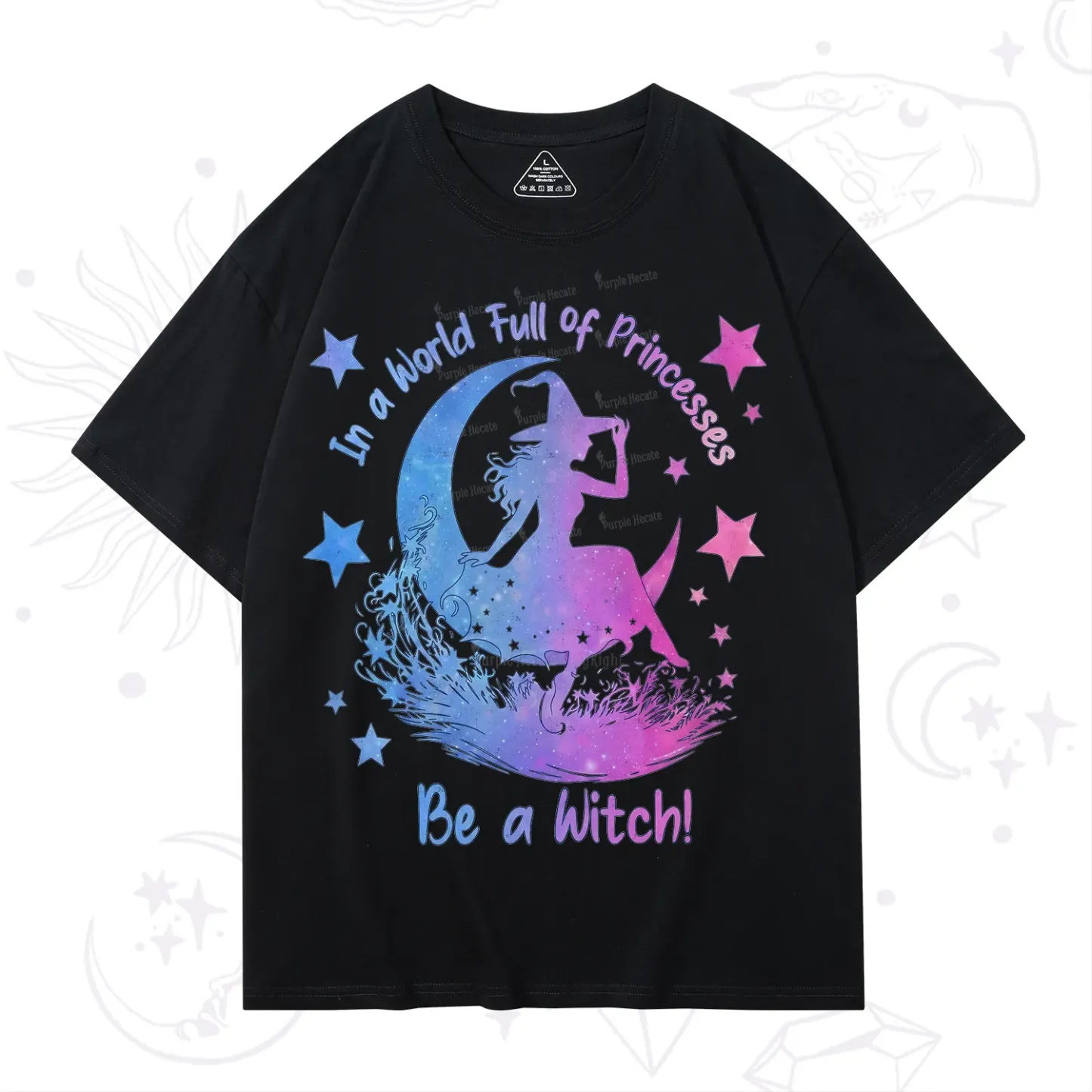 Purplehecate In a World Full of Princesses be a Witch T-Shirt