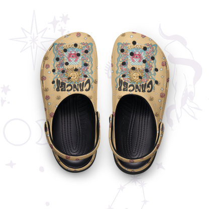Purplehecate Cancer Spirit Zodiac Rubber Clogs