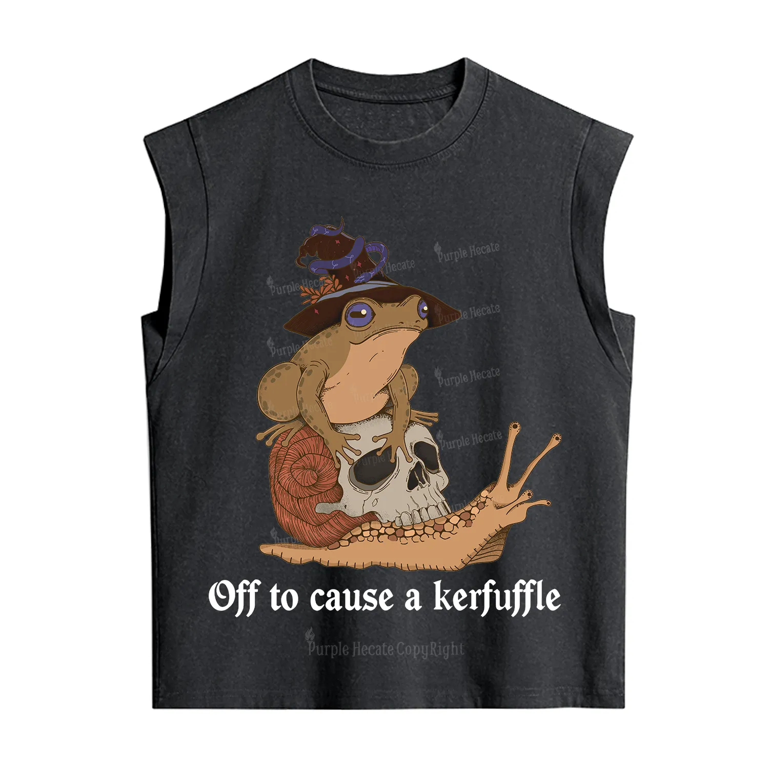 Purplehecate Off To Cause A Kerfuffle Vintage Washed Tank