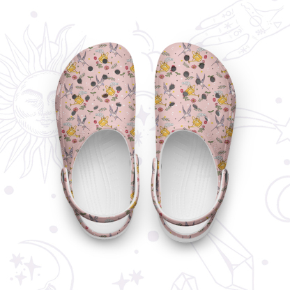 Purplehecate Magical Garden Rubber Clogs