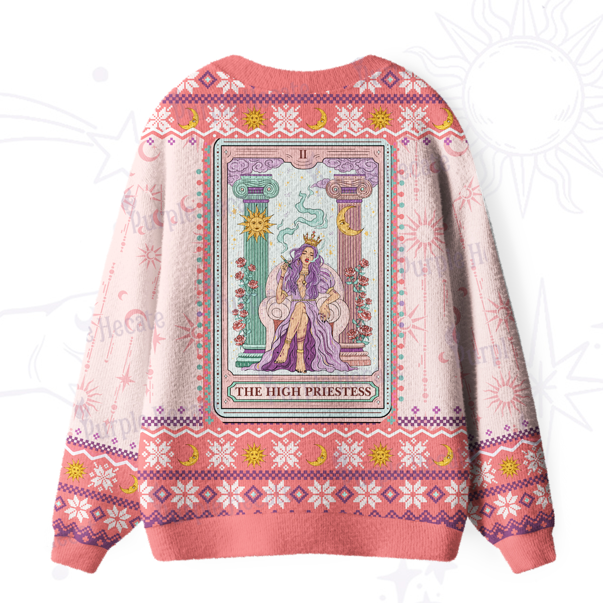 Purplehecate The High Priestess Ugly Cardigan Sweaters