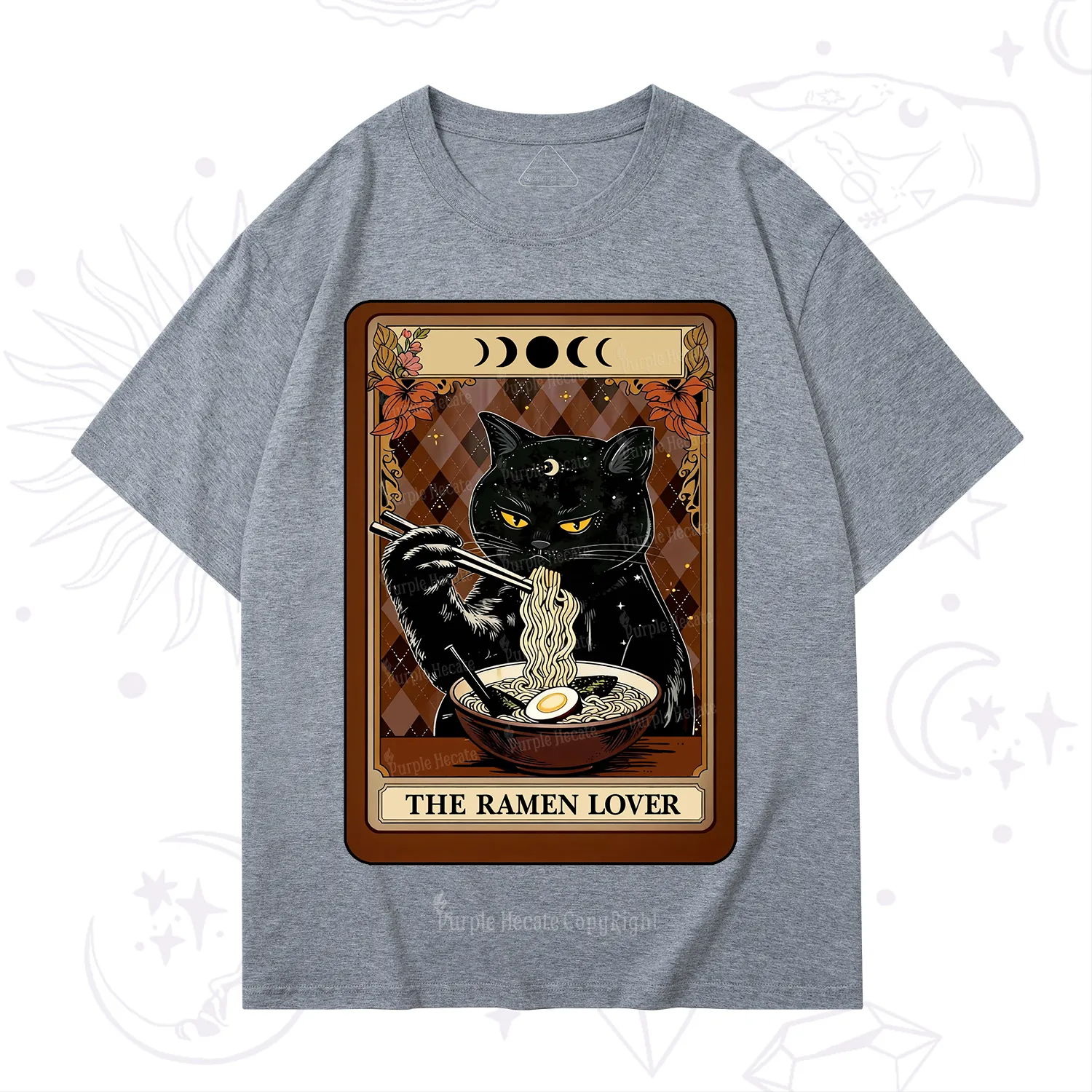 Purplehecate The Ramen Lover Tarot T-Shirt