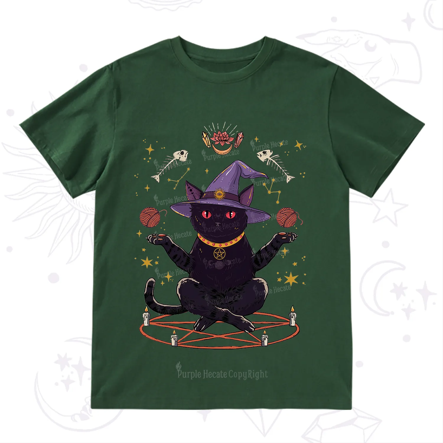 Purplehecate Meowitch Rituals T-Shirt