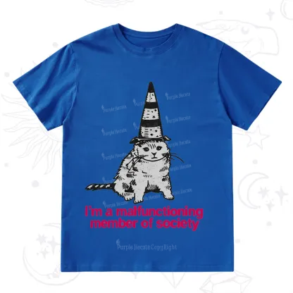 Purplehecate Social Anxiety Cat T-Shirt